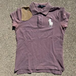 90s Polo Ralph Lauren Sport Polo Shirt Size Small Purple Y2k Preppy
